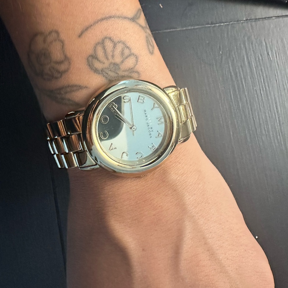 Solid gold Marc Jacobs watch